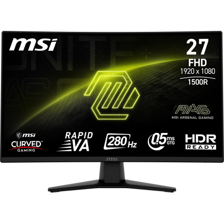 MSI MAG 274CXF kompiuterio monitorius 27" Full HD juodas
