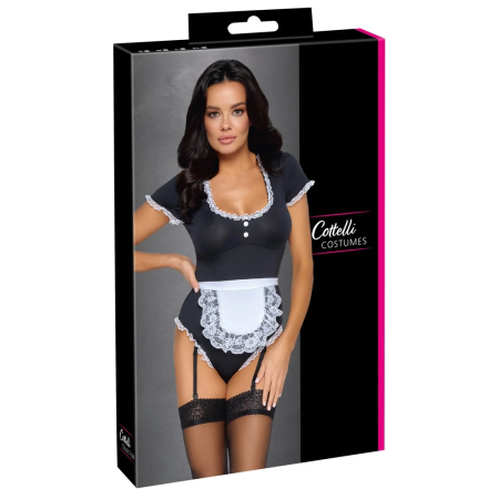 Cottelli COSTUMES L Waitress-Inspired Body with Apron and Suspenders