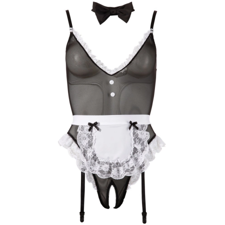 Cottelli Collection Maid Body XL with Lace and Adjustable Straps