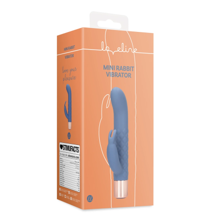 Loveline Mini Rabbit Vibrator Blue Horizon Compact Model