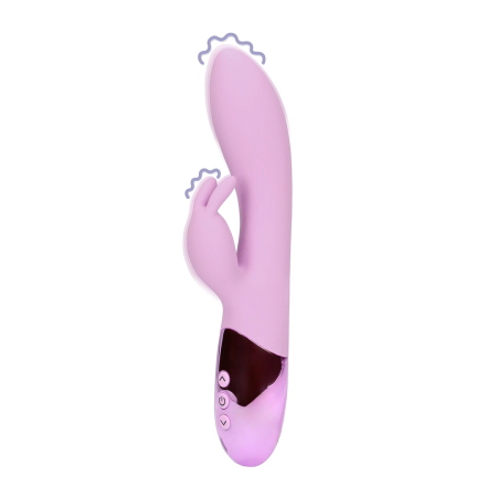 Loveline Ultra Soft Silicone Dual Action Intimate Device Fuchsia