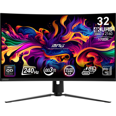 MSI MPG 321CURX QD-OLED kompiuterio monitorius 31.5"