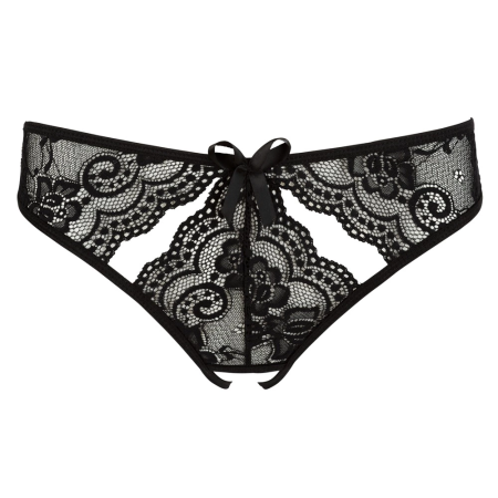 Cottelli Collection Black Lace Briefs XL with Cut-Out Detailing