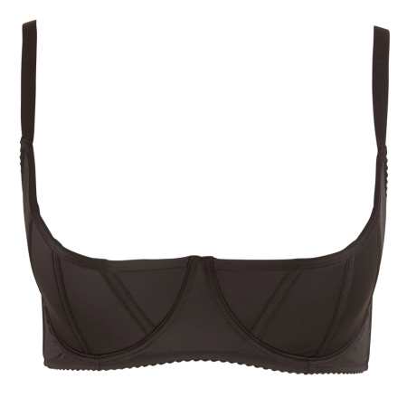 Cottelli Collection Shelf Bra 85D Black - Padded Push-Up Support