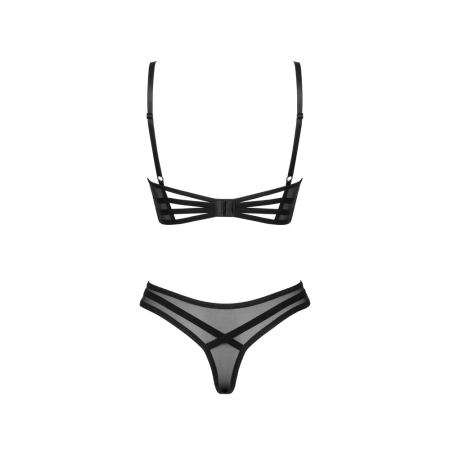 Obsessive Roxelia Lingerie Set M/L - Transparent & Ribbon Design