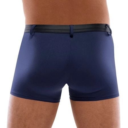 Svenjoyment Boxer Briefs Police Style Dark Blue L - Stretch Material