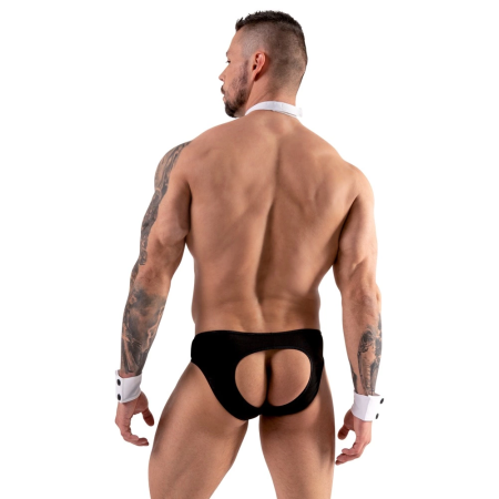 Svenjoyment Jock Briefs Set XL - Pinstripe, Cuffs & Bow Tie