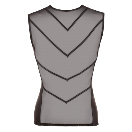 NEK Powernet Men's Shirt L Black - Shiny Stretch Matte Design