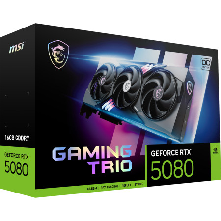 MSI GeForce RTX 5080 16G TRIO OC Vaizdo Plokštė