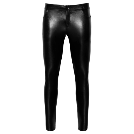 Noir Handmade M. Trousers XL Matte Snakeskin Effect, Stretch Fit