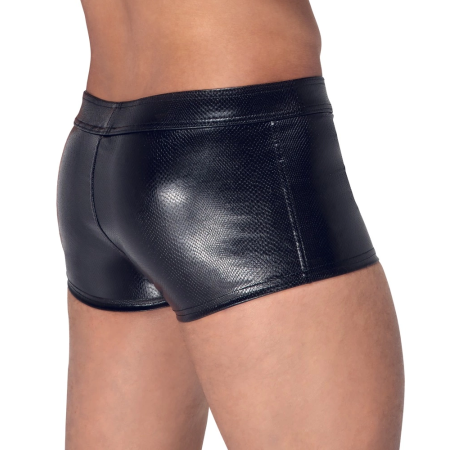 Noir Handmade M.Pants 2XL Shiny Snakeskin-Effect Trousers