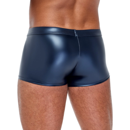 NEK Boxer Briefs Blue Metallic Matte XL with Silver Zip