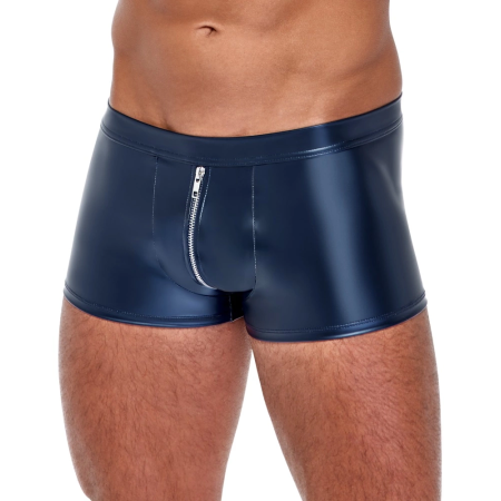 NEK Men's Boxer Briefs Blue Metallic Matte Medium Comfort Fit