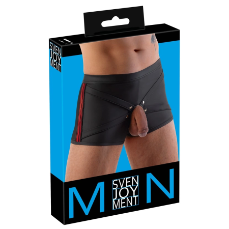 Svenjoyment Boxer Briefs Black/Red M - Interchangeable Ring System