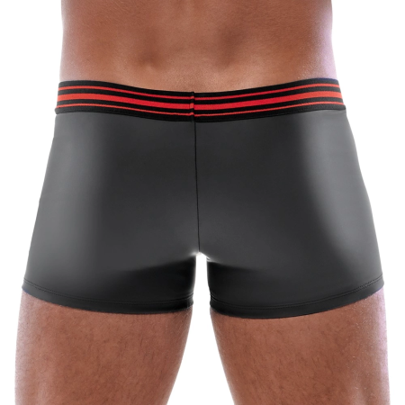 Svenjoyment Boxer Briefs Black/Red L Matte Look Wide Waistband