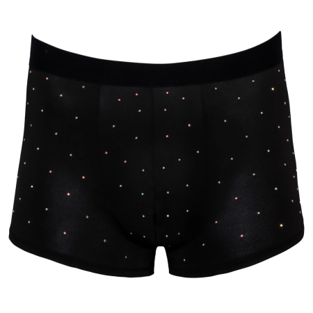 Svenjoyment Men's Microfibre Pants L with Rhinestone Detail Black