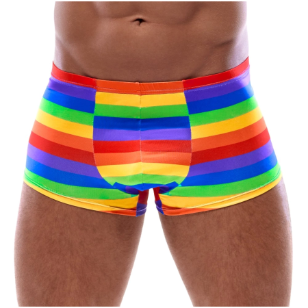 Svenjoyment Men's Boxer Briefs Rainbow Stripes XL Comfort Fit