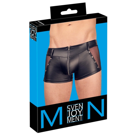 Svenjoyment 2XL Matte Look Pants with Mesh Inserts and Decorative Studs