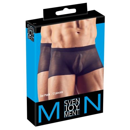 Svenjoyment Men's Transparent Stretch Pants 2-Pack S-L Polyamide
