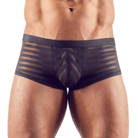 Men'ss Striped Semi-Transparent Pants M - Breathable & Stretchy Fit