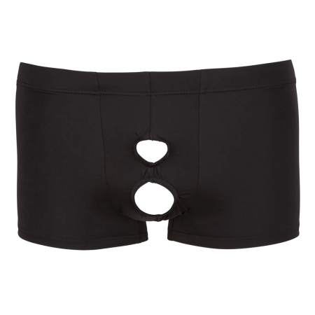 NEK Men’s Performance Open-Front Briefs S Black Polyamide/Spandex