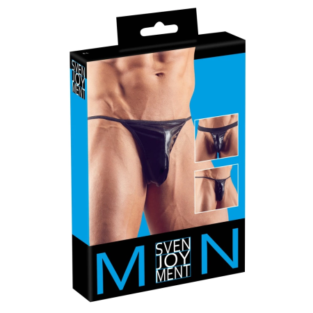 NEK Men's Underwear Set 3-Pack Wet Look S-L Black Stretchy Material