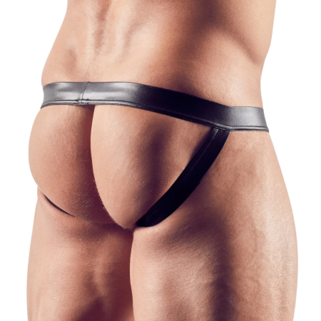 NEK Men's Stretch Jockstrap S Shiny Black Athletic Underwear