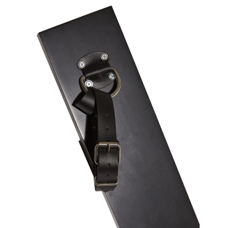 Zado Bondage Cross Black Wall-Mount Set, Adjustable Cuffs, 192x92cm