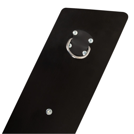 Zado Bondage Cross Black Wall-Mount Set, Adjustable Cuffs, 192x92cm