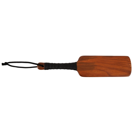 ZADO Solid Wood Impact Paddle with Leather Handle 40 cm