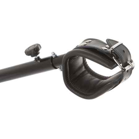 ZADO Adjustable Leather Spreader Bar with Padded Restraints 65-120 cm