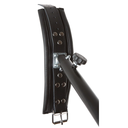 ZADO Adjustable Leather Spreader Bar with Padded Restraints 65-120 cm