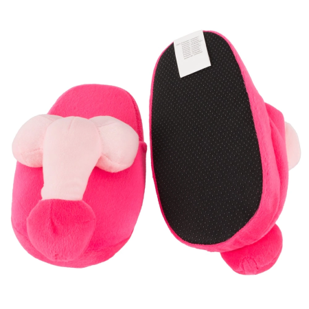 You2Toys Pink Novelty Plush Slippers Faux Fur One Size 37-40