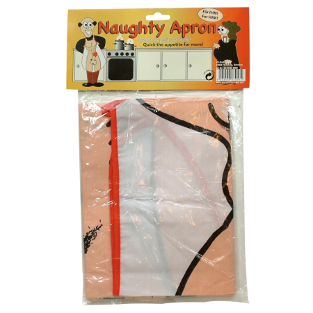 You2Toys Apron Man Cartoon Print White Polyester Novelty