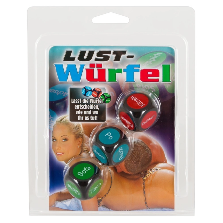 You2Toys Fun Dice Set German Version 3-Piece 2.4 cm