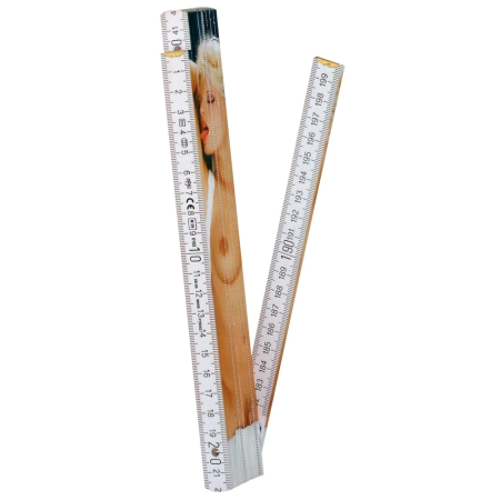 You2Toys Folding Ruler Girl 2m Wooden Printed Measuring Tool