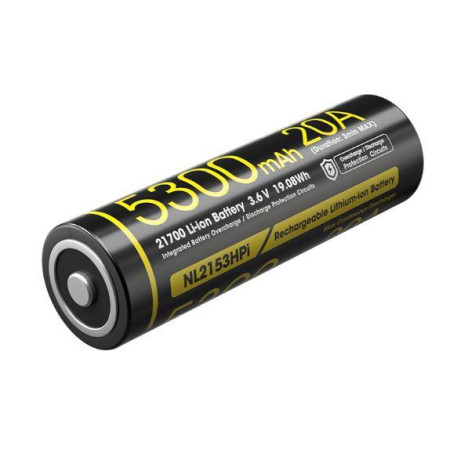 NITECORE NL2153HPI 3.6V Li-Ion 5300mAh įkraunama baterija