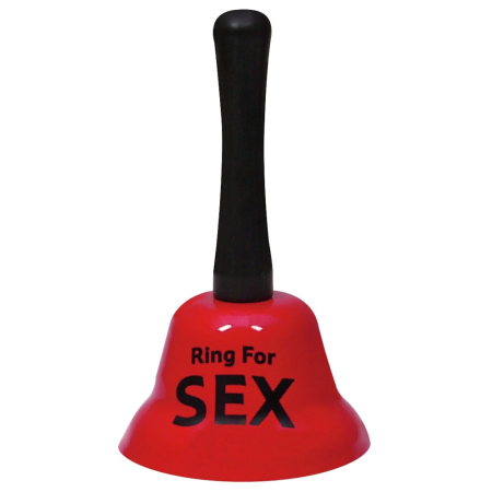 You2Toys Red Metal Fun Bell with Message, Height 14 cm, O 7.5 cm