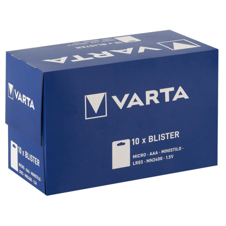 Varta AAA Batteries 40-pack Long-Lasting Power Alkaline LR03