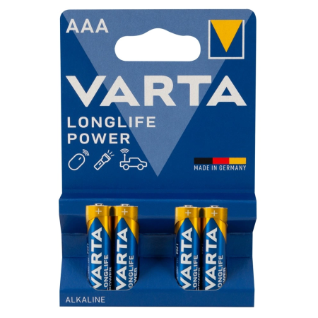 Varta AAA Batteries 40-pack Long-Lasting Power Alkaline LR03