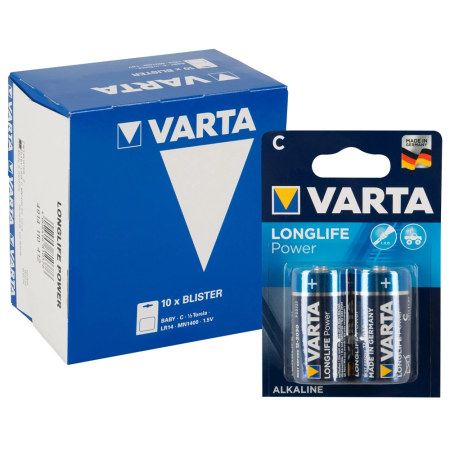 Varta C 1.5V Batteries 2-Pack - High Performance Power Cells