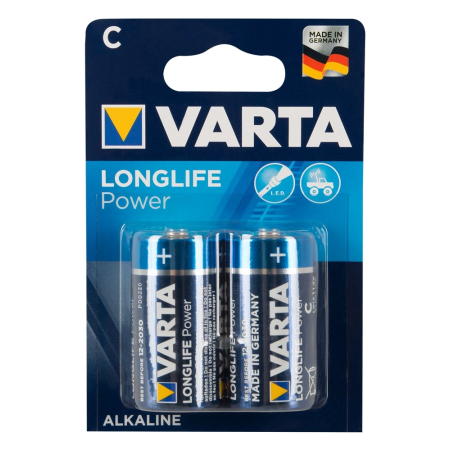 Varta C 1.5V Batteries 2-Pack - High Performance Power Cells