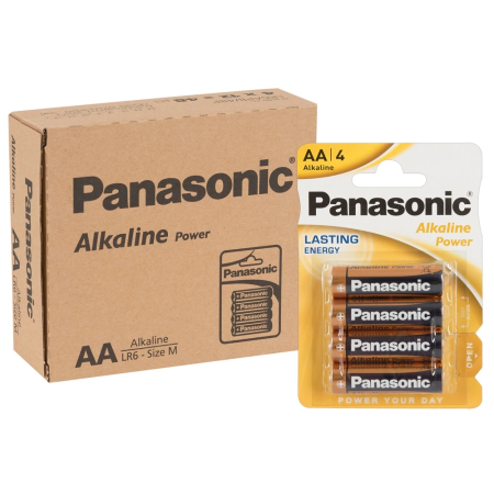 Panasonic AA Alkaline Batteries 48-Pack High Performance Long Life