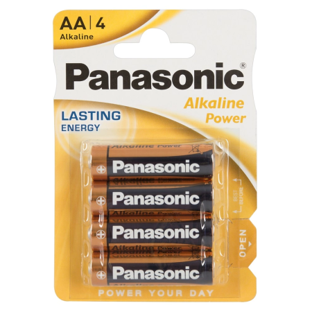 Panasonic AA Alkaline Batteries 48-Pack High Performance Long Life