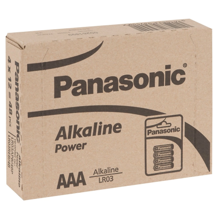 Panasonic AAA Batteries 48-Pack High Performance 1.5V Alkaline Set
