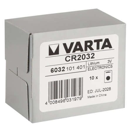 Varta CR2032 Lithium Battery 3V - 10-Pack, Long-Lasting Power