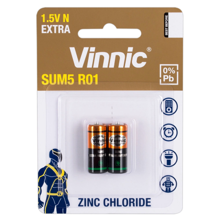 VARTA LR1/N Lady 2-Pack Long-Life Alkaline Batteries - Made in Germany