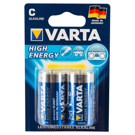 Varta C 1.5V Batteries 2-Pack - Long-Lasting Power Cells