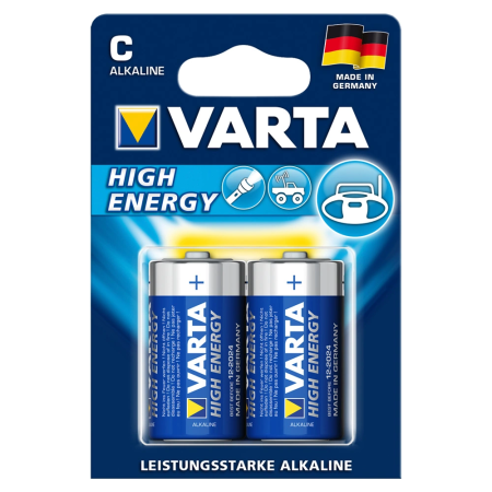 Varta C 1.5V Batteries 2-Pack - Long-Lasting Power Cells