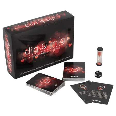 Dig & Mig Danish Edition - Couples' Adventure Game, 90 Activity Cards
